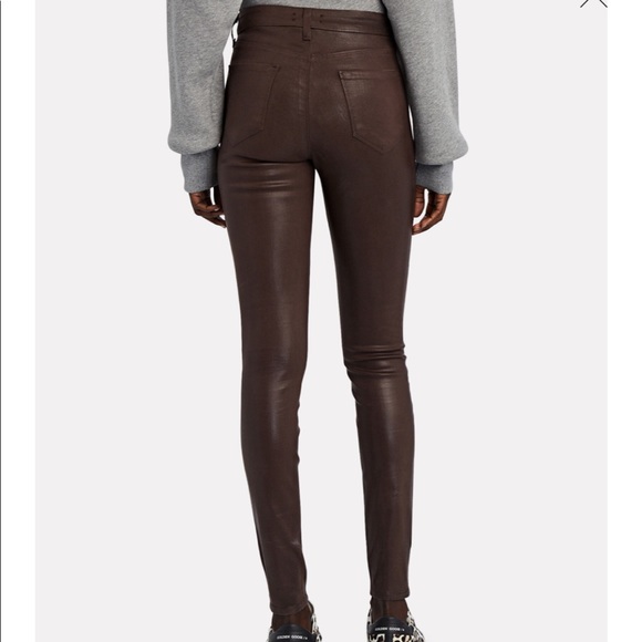 L'AGENCE : MARGUERITE COATED SKINNY JEANS - Picture 3 of 4